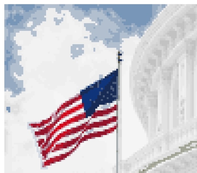 my Flag that I colored