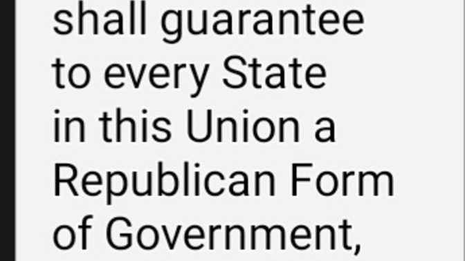 Emphasized that the u. s. was a republic. why? because truth is important.
