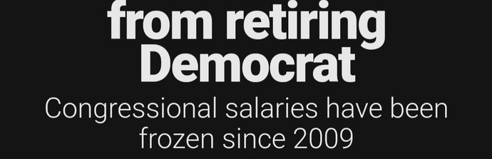 House Republicans planned a long overdue cost-of-living adjustment proposed by a dnc guy, but people wrongly call them selfish.