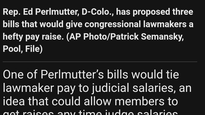 House Republicans planned a long overdue cost-of-living adjustment proposed by a dnc guy, but people wrongly call them selfish.