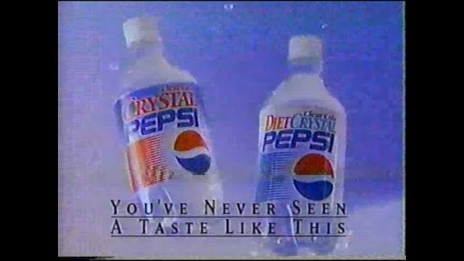 Why Crystal Pepsi was not the "clear" choice