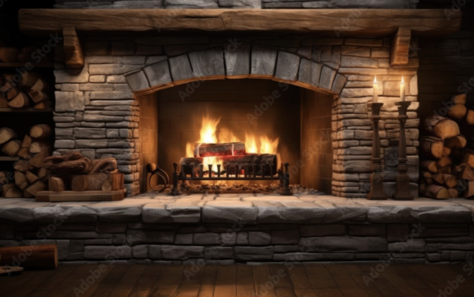 fireplace