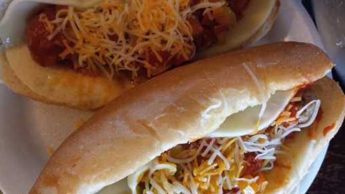 Tonight's dinner: meatball hoagies!!
