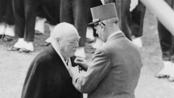 What do you think of de Gaulle's portrait of Churchill, in which he pays tribute to this historical giant