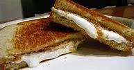 A grilled fluffernutter sandwich