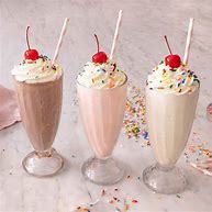 Variety of milkshakes