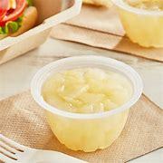 A cup of diced pears