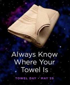 Celebrating Towel Day: A Tribute to Douglas Adams on May 25