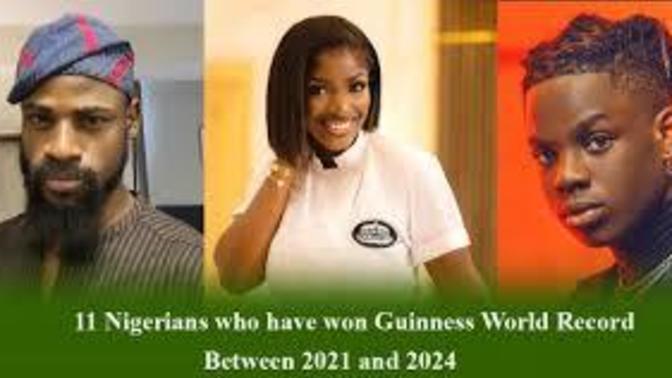 Have y'all noticed that recently Africans have been winning the Guiness World Records