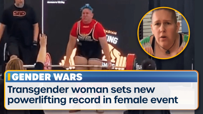 Transgender lifter Anne Andres