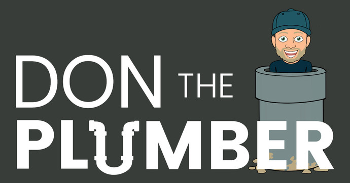 Bidens clogged toilet, Don The Plumbers Plunging it.