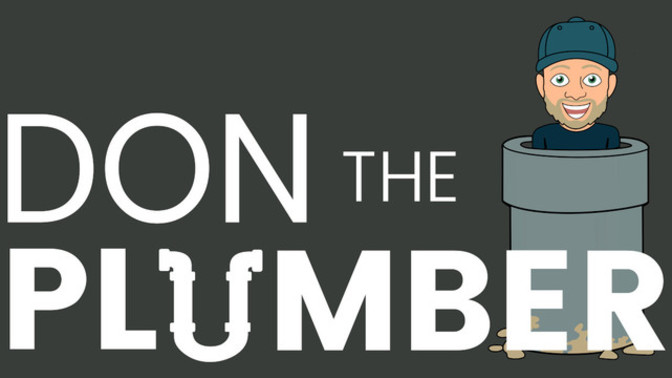 Biden's clogged toilet, Don The Plumber's Plunging it.