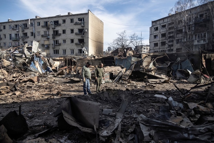 Destruction Left by Russian Army