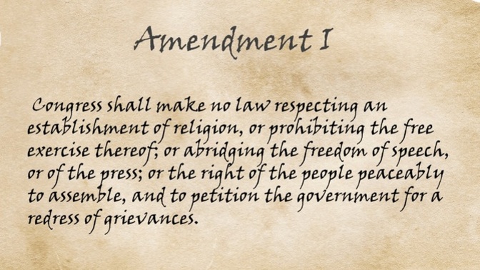 Why the 1st Amendment does not guarantee FREEDOM of SPEECH