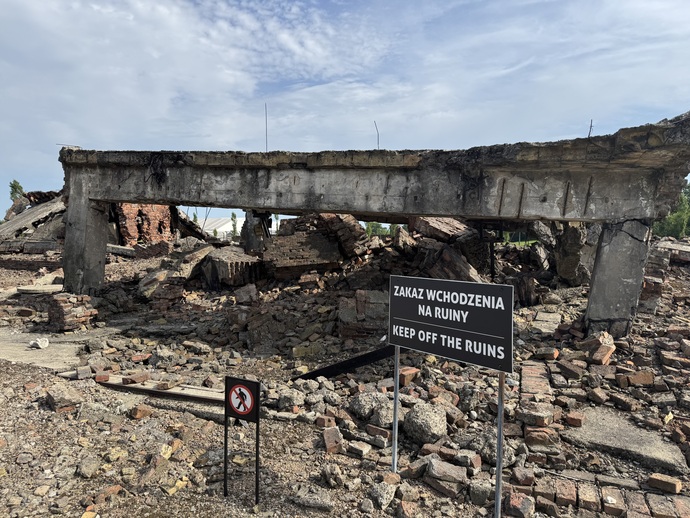 Remains of the Auschwitz Crematorium