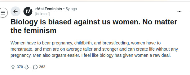 Men Are Predators Is a Feminists Malicious Envy Towards Male Natural Superiority (As Ex-Feminist)