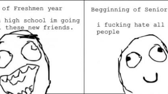 In my Opinion: High School Freshmen and High School Senior don't Mix