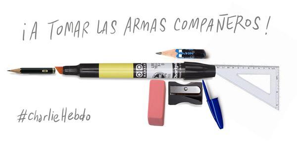 Powerful Cartoons and Pictures Following The Attack on Charlie Hebdo