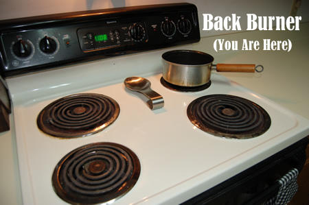 How to deal with being the back burner guy.