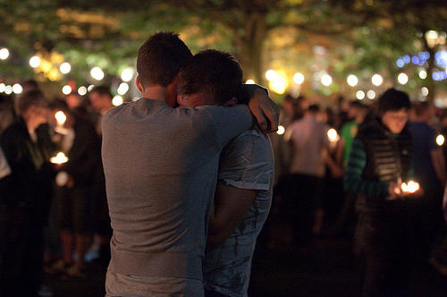 The disliking of gay couples.