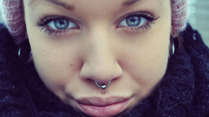 8 Beautiful Women With Beautiful Facial Piercings