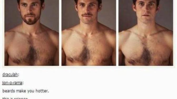 When you have a beard, people just take you more serious