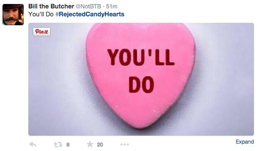 Rejected Candy Hearts