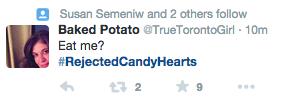 Rejected Candy Hearts