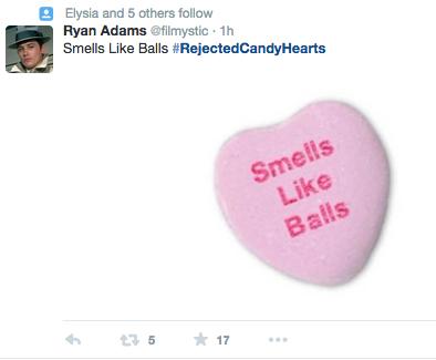 Rejected Candy Hearts