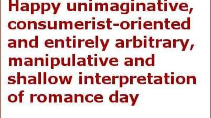 Valentines day: The point of view from a female in a long term relationship