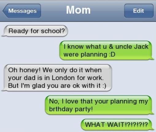 Accidental confessions, misunderstandings and awkward moments: The funny, crazy and wacky world of texting. Part 4