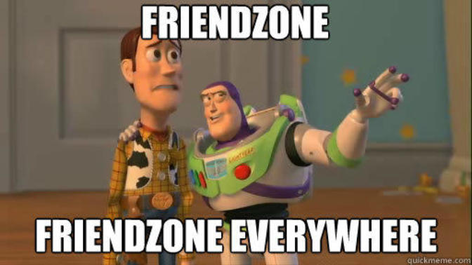 Friend-zoning each other?