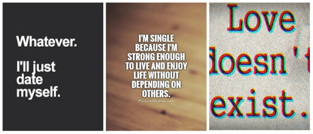 I hate relationships/love because I am COOL! ;)