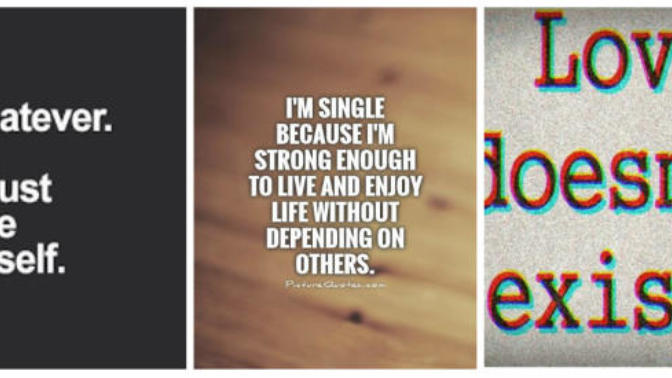 I hate relationships/love because I am COOL! ;)