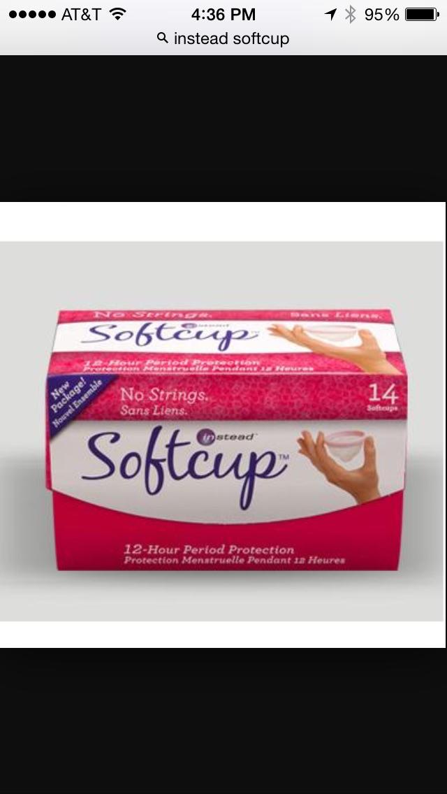 Instead Softcups and sex!