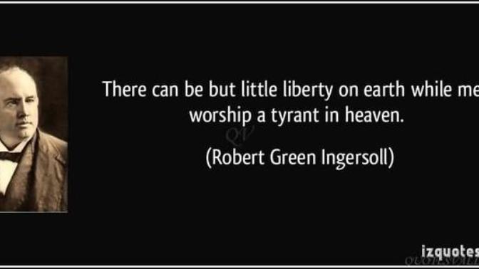 God of the Christian faith is a tyrannical dictator!