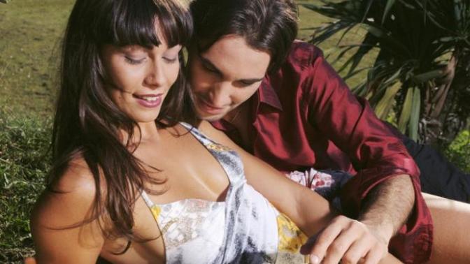 What is a guy thinking when he is staring at a girl's boobs?