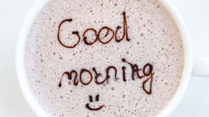 Does a good morning text mean anything?
