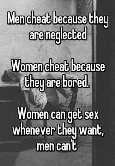 Why do guys cheat?