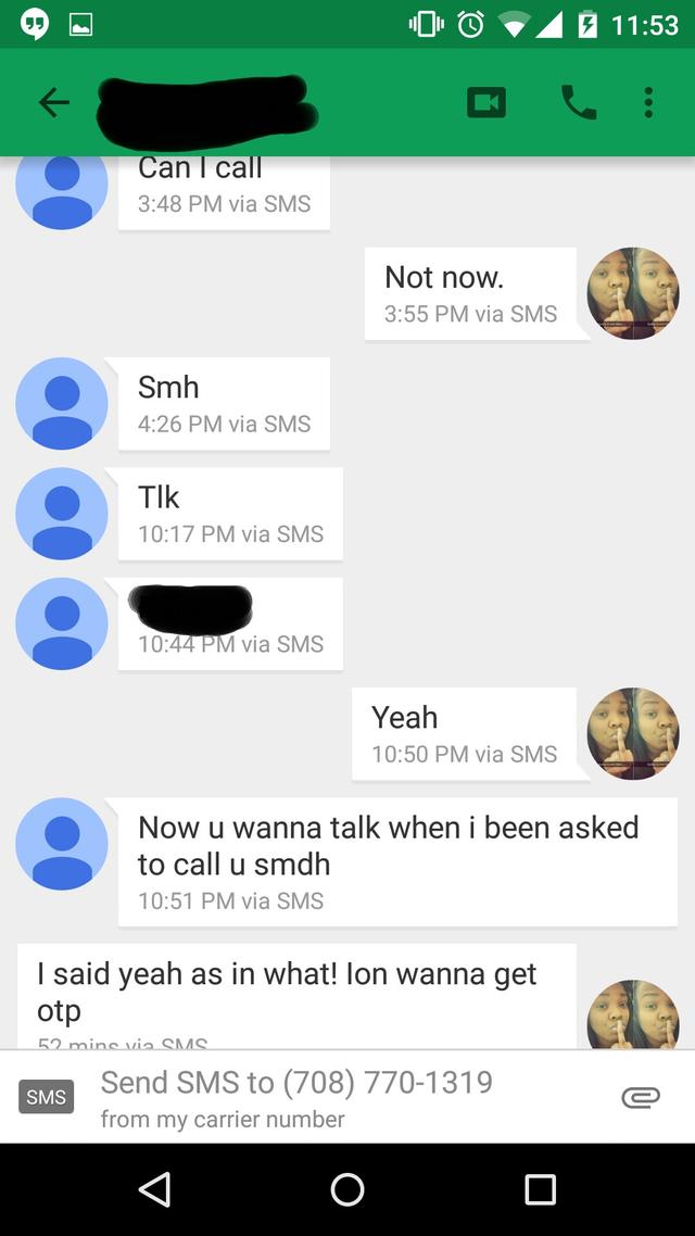 Should I block him?