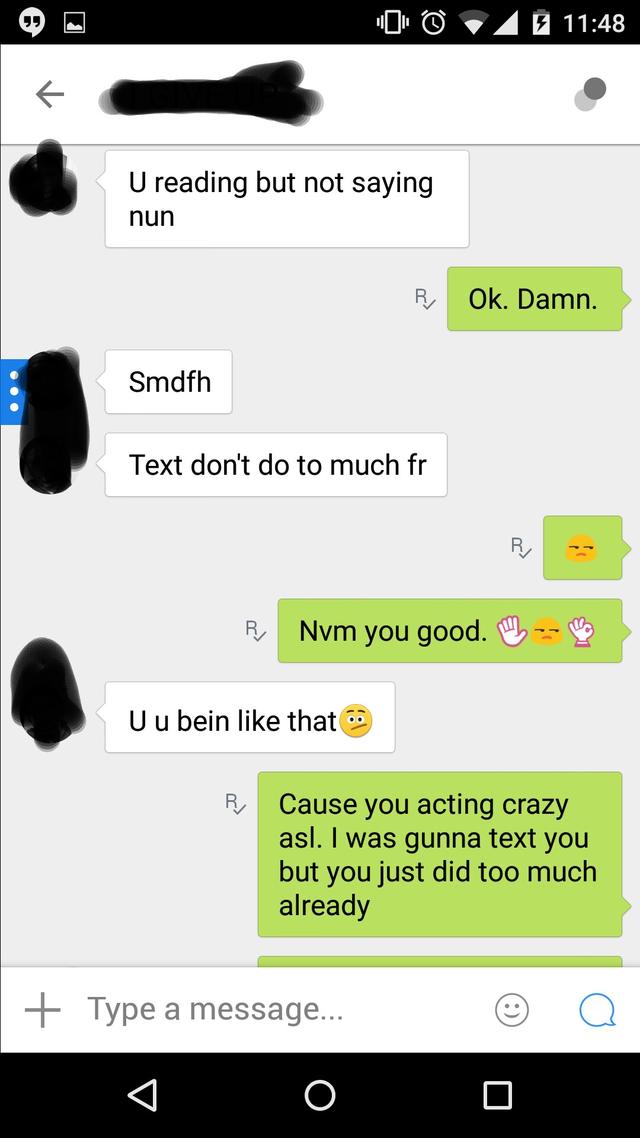 Should I block him?