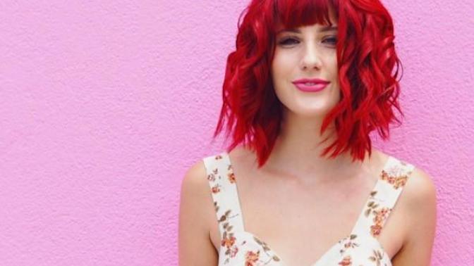 Is dyed bright red hair hot?