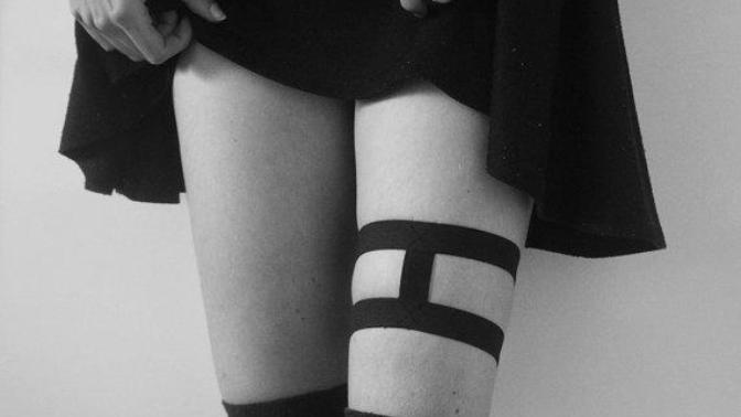 Wearing a garter with a casual outfit?