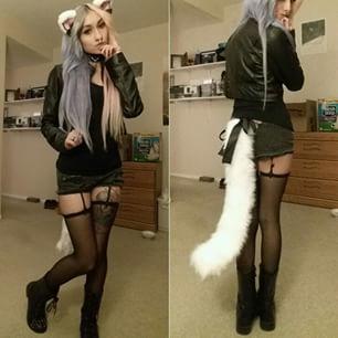 Cute girls wearing cat ears?