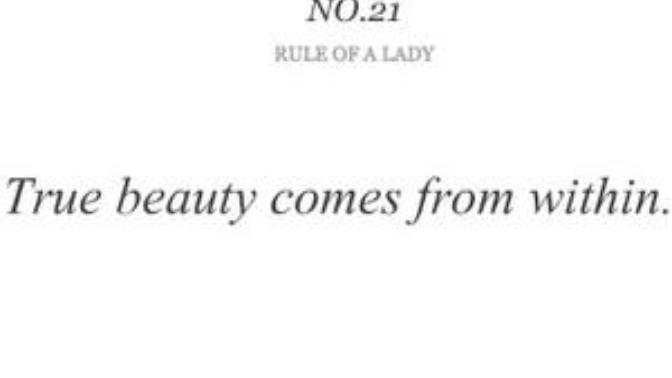 What does "beauty" or "being beautiful" mean to you?