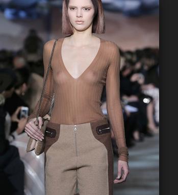 What are your thoughts on models/well know people wearing tops like this that show nipples, and even people wearing clothes like this on the street?