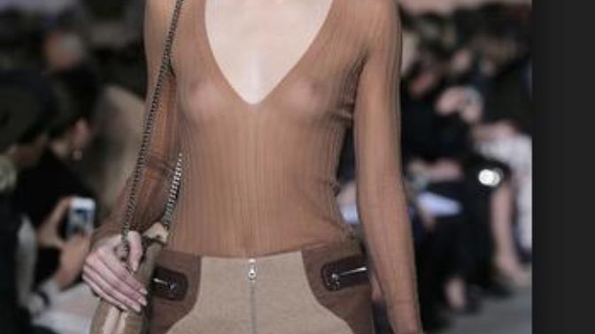 What are your thoughts on models/well know people wearing tops like this that show nipples, and even people wearing clothes like this on the street?