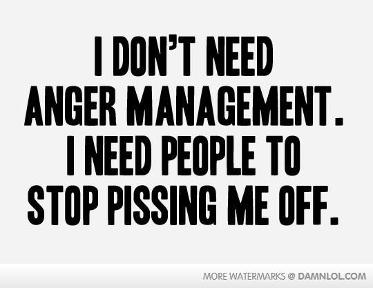 Anyone ever told you that you need Anger Management?