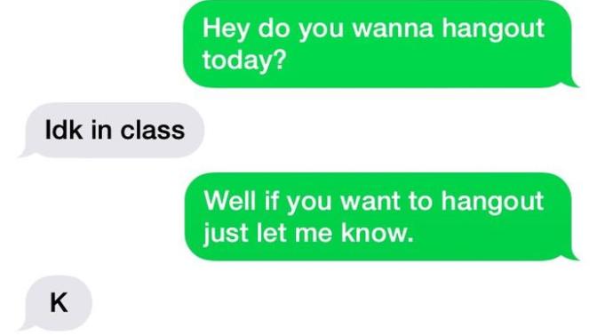 Guys, Should I ask him to hangout today?