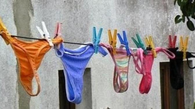 Do you think that underwear shouldn't be hung outside as laundry because they are private?